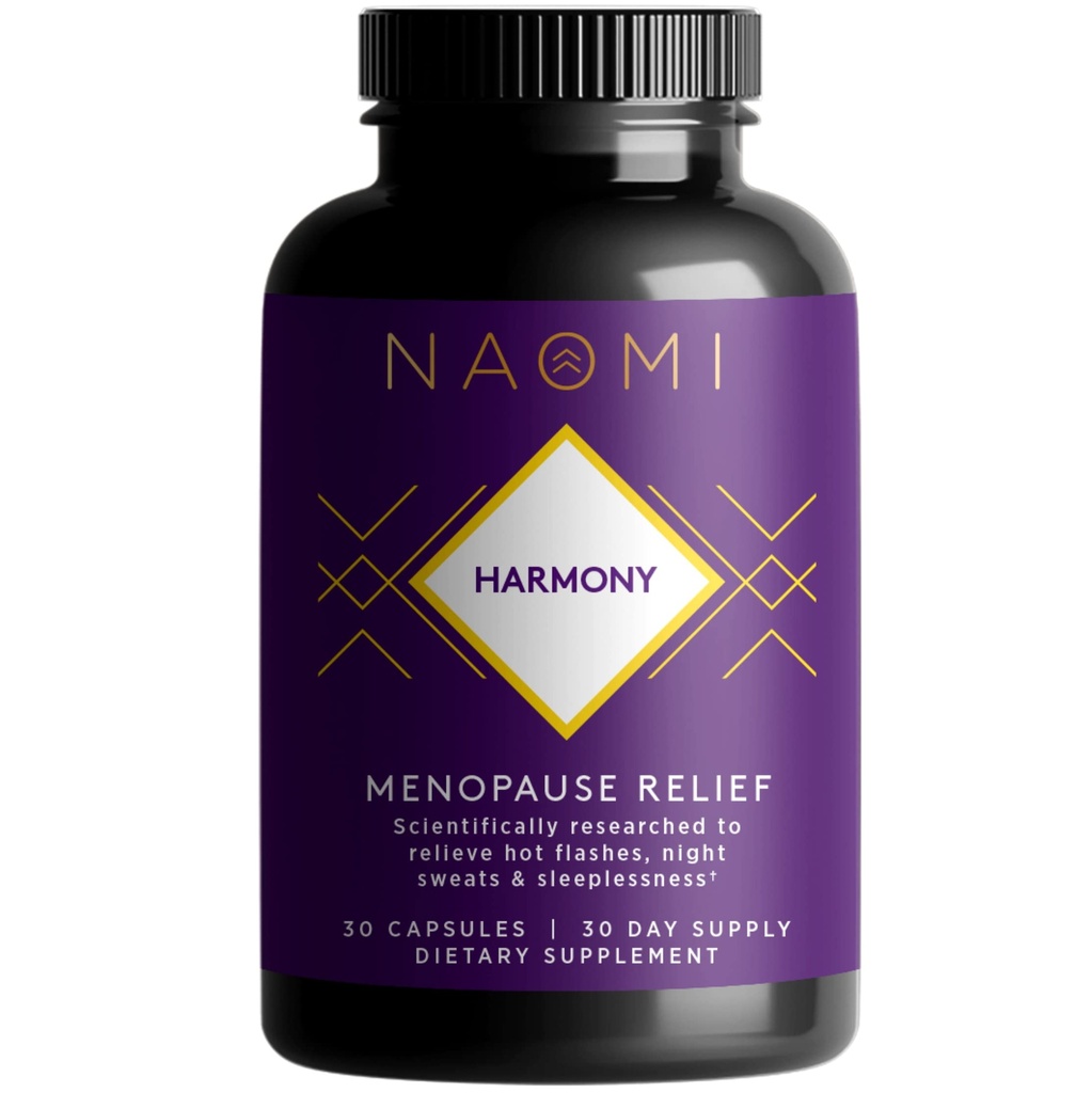 NAOMI 和谐更年期救济补编 – Hormone平衡支持热闪光 – 30 Veggie Capsules