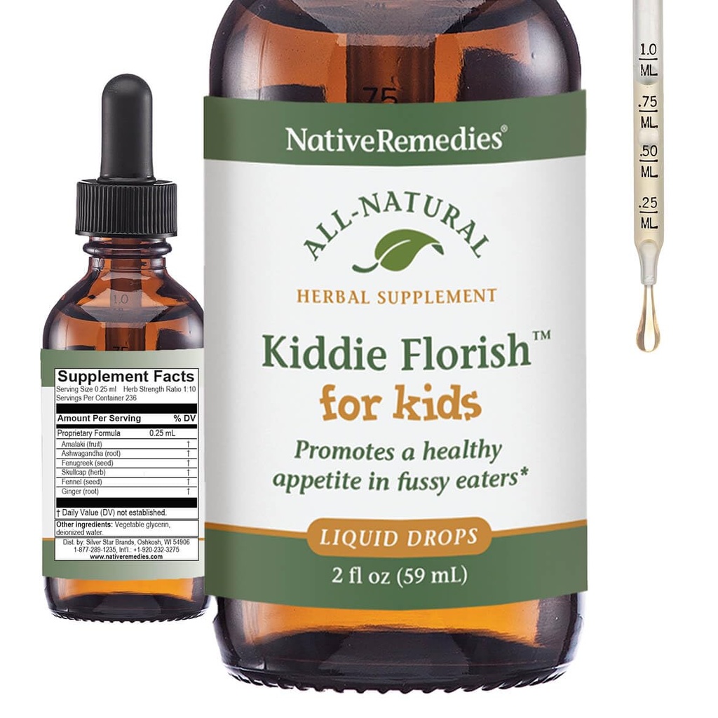 Kiddie Florish -- -- 所有天然草药补充剂促进食肉者健康食用 -- -- 59毫升