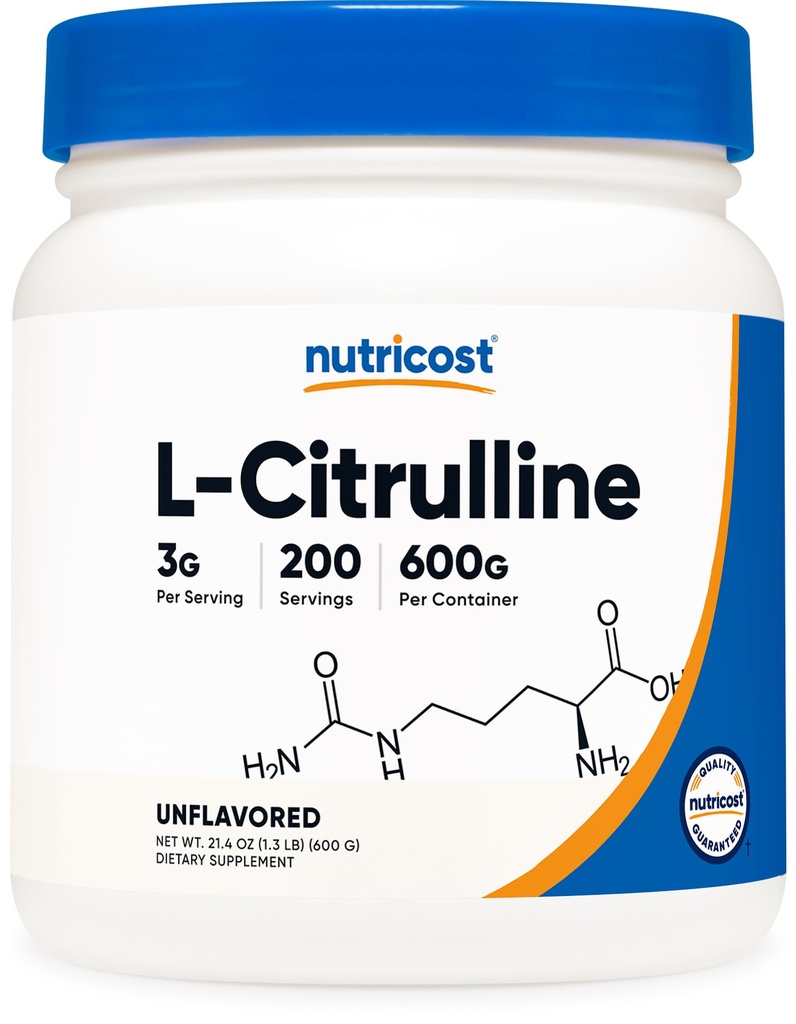 营养成本纯L-Citrulline (Base) 粉末(600克)