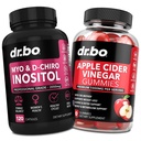 Myo-Inositol & D-Chiro Inositol & ACV Gummys - 40:1 妇女和苹果苹果公司Hormone平衡比率 维那加 Gummys - 支持月经周期和女性健康的补编