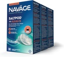 Navalage SaltPod w/ Alkalol(3个30-Packs) - 专为Navalage Nasal Rinse设计 - Sinus Rinse Alkalol Pods for Fast Relief (90 SaltPod Refulls) (英语).