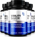 (5 Pack) 男性维生救护帽,官方维生救护帽男配方,最大性能和信心的Premium Pills,全自然支持整体健康与健康(300 Capsules)