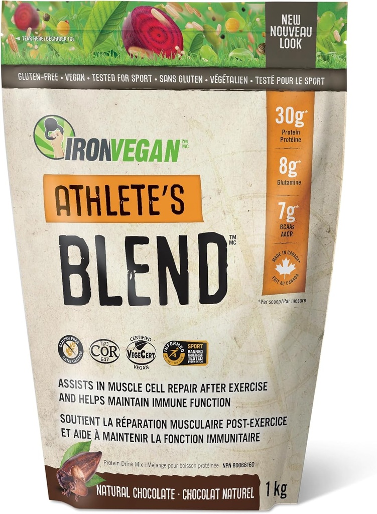 螺旋蛋白Athletes Blend Choc, 1000 GR