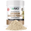 AKI 美国Ginseng 粉末,含4%的Ginsenosides - 理想的咖啡,饮料类似滑块 - 包装1 (1.5oz/42.5g)