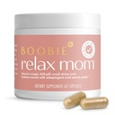 Boobie Relax Mom, 产后压力支持补充 + 哺乳 批准 + 与 Ashwagandha & L-Theanine, 60 Capsules 的 Mood 和能源支持