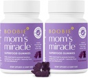 Boobie Bears哺乳期支持Gummys – 帮助作为牛奶供应促进者, 支持乳房健康与头发生长 – 配有锌和长老莓的母乳喂养补充品用于牛奶供应增加,120个计数