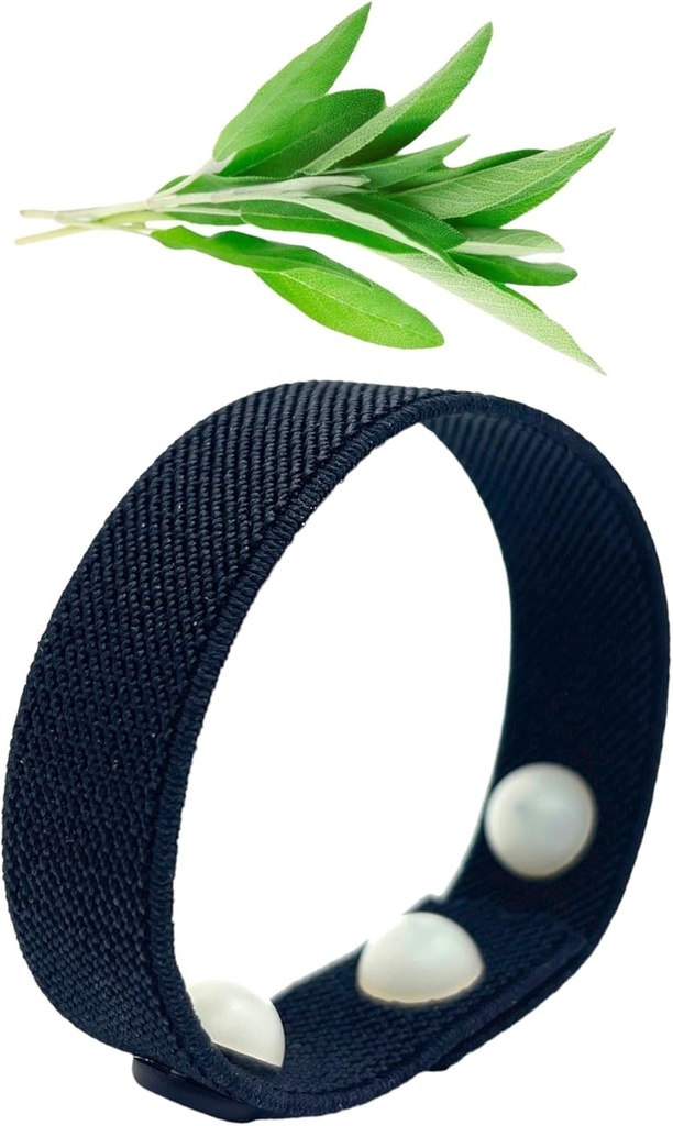 冷却热闪光带 – 更年期Acupressure Band for Menopause, Night Sweats, Mood, Sleep, 情感支持 – 阿洛玛疗法 Clary Sage Scent