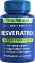 Reveratrol 补充 1200mg 高概率 - 有机转录Resveratrol,增强细胞和认知健康补充剂的吸收能力 - 非转基因生物比较 1200毫克到500毫克或1000毫克