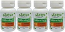 Gokhru Forte Capsule 500 mg. 60 Veg. Capsule QQ Gokharu (Tribuls Terrestris) 提取供男女使用的Capsules Ayurvedic 草药补充剂/修复剂 QQ 10:1 Forte (4瓶60 Capsules)