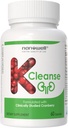 NANOWELL K- Cleanse - 肾脏清洁剂补充剂,配有Pacran Cranberry提取剂、镁、硒、维生素B5和B6-60 Capsules,30天供应