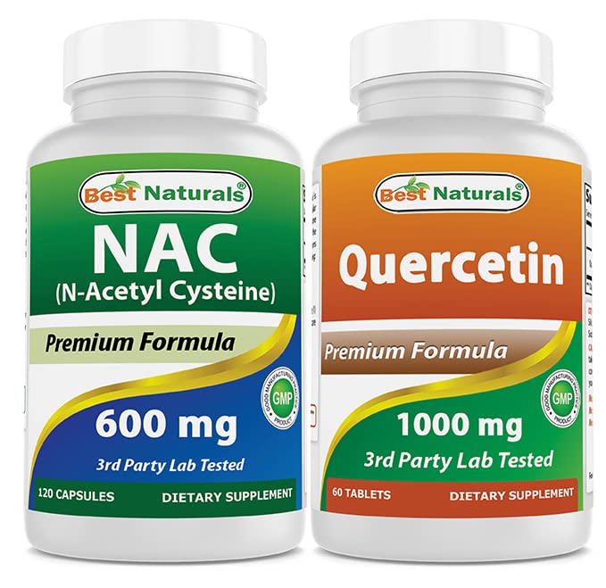 最佳自然剂 NAC 600 mg & Quercetin 1000 mg
