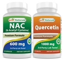 最佳自然剂 NAC 600 mg & Quercetin 1000 mg