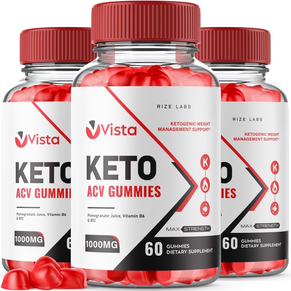 rize 实验室(3 Vista Keto ACV Gummys for Advance Wight Loss, Vista Keto Supplement, Vista 最大力量Gomitas,高级公式审查(180 Gummys))