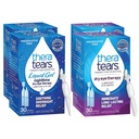 TheraTears 夜间治疗润滑剂眼珠用于干眼,防腐剂自由,单用途Vials, Clear, 60 Counter, 0.6 Fl Oz 与TheraTears 眼珠用于干眼, 60 Counter 单用途Vials