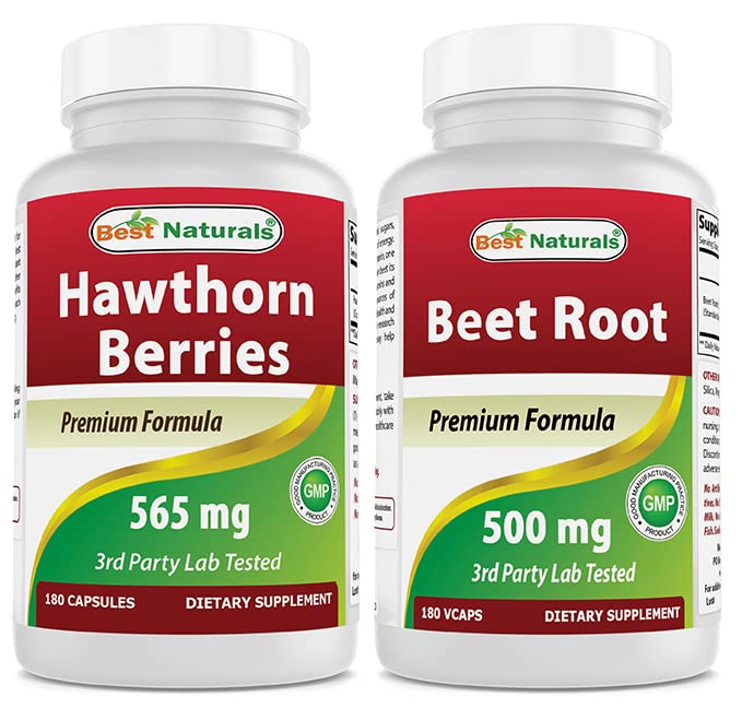 Hawthorn Berry 565毫克和Bet根粉 500毫克