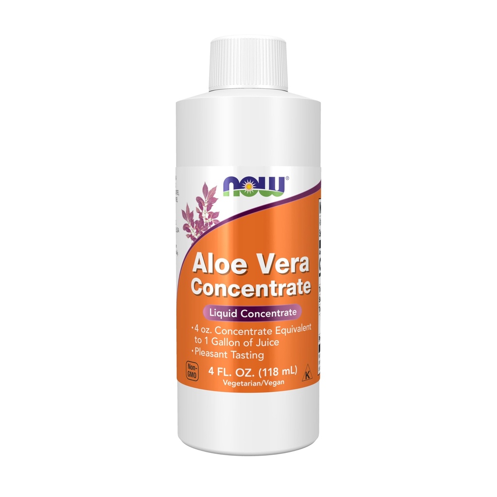 现在食品补充品,Aloe Vera 集中(40:1 集中包含活性聚香草),4-Ounce