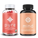 WellPath Pure Apple 苹果苹果醋 配有母亲Gummys & Mind Brain 配有狮子的 Mane - 支持焦点和记忆,每架60Ct