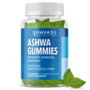 Ashwagandha Gummys for stress & Mood Support - Vegan,非GMO 冷静和放松的补编 - Withania Somnifera 增强睡眠质量和情感平衡 - 1-Month供应,草莓火焰