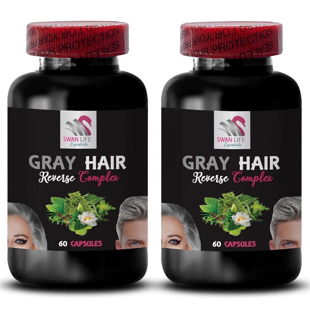 发型振兴者 - Gray Heir ReVERSE - 彩色助推,拉迪安特发型,发荫复兴,发型转型,光滑发型,青春外观,富有发色,发光,新鲜发色 2Bot 120 Caps