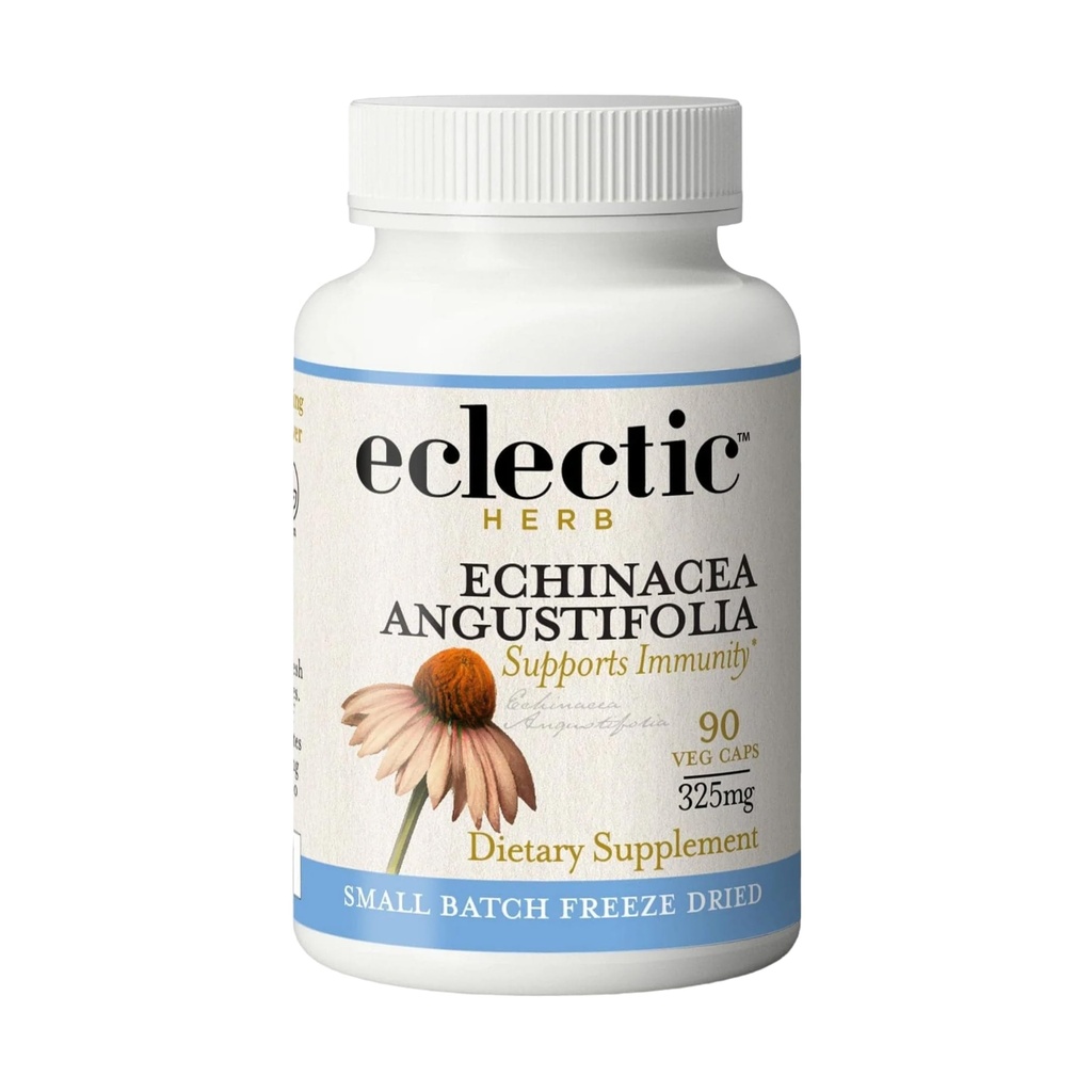 ELECTIONTE 原始新鲜冷冻剂-非GMO Echinacea Angustifolia → 90 CT(325毫克)