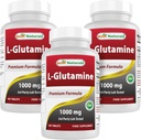 Best Naturals L-Glutamine 1000 mg 180 平板电脑(180个计数(3包))
