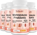 妇女更年期补充剂,120亿CFU Probiotic,13-in-1 Herbs & 植物综合体,Hormone Menopause, Hot Flashes, Night Sweats, Mood Swings, Sleep Disturburcys, Vegan, 240 Capsules