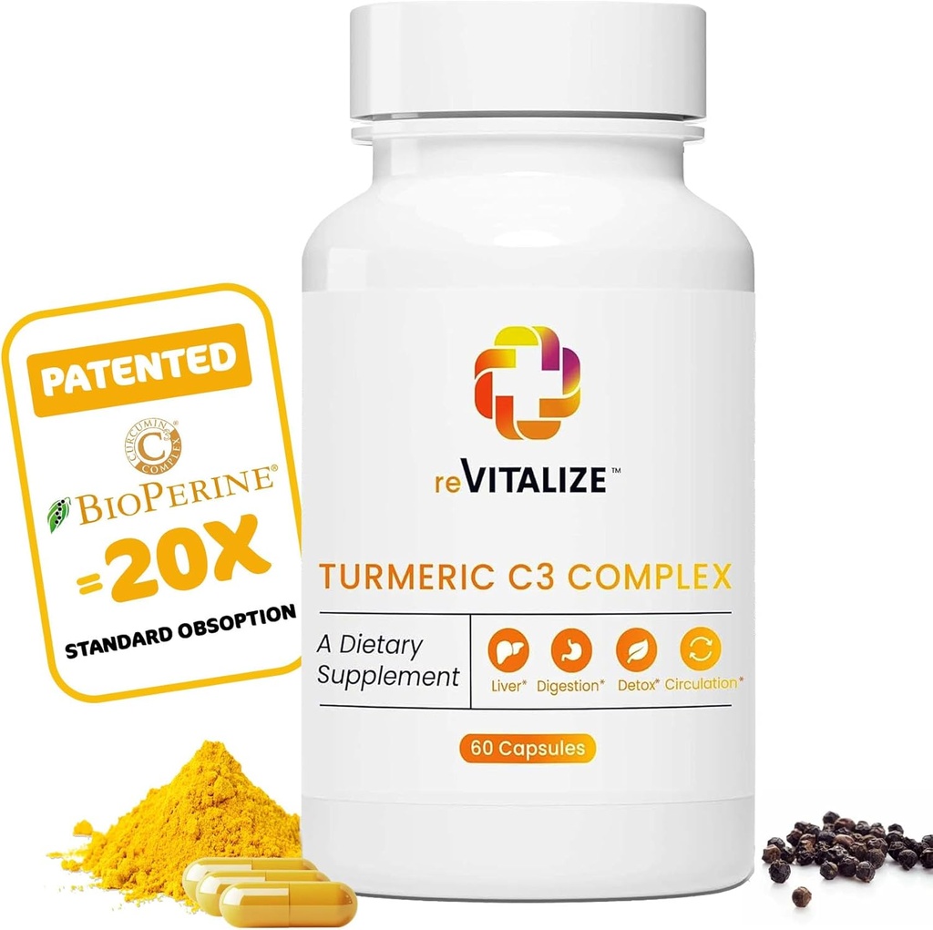 Turmeric Curcumin 补充 60 服务 - 支持联合健康 → 生物牡蛎黑辣椒提取剂,配有500 mg Capsules, Curcuminoids 475 mg → 帮助肝功能,文摘和更好的吸收
