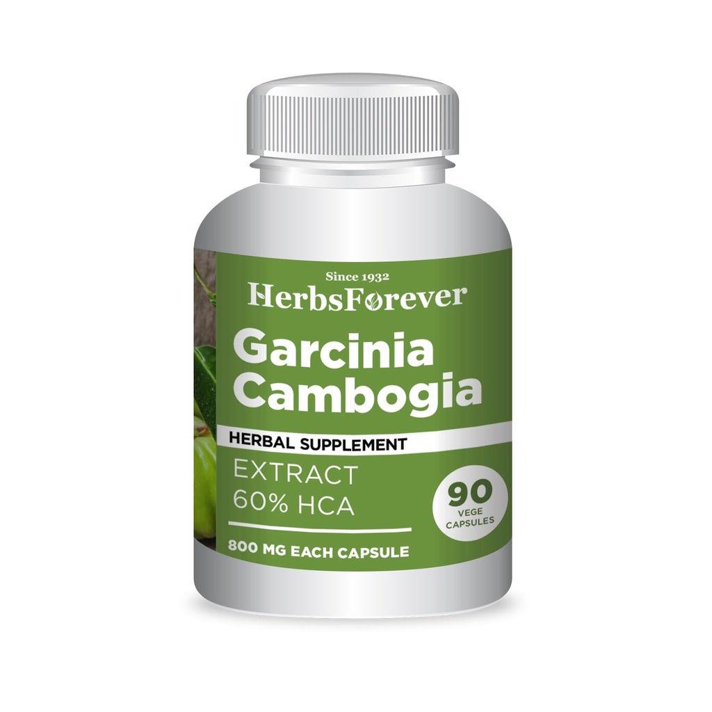 Garcinia Cambogia 摘录 支持健康生活方式和体重管理 | 天然草药配方 | 90 蔬菜配方