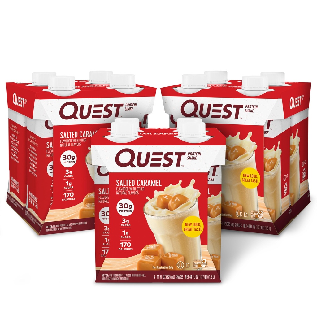 3g 蛋白质 3g Net Carbs 自由格卢滕 Keto Friendly, 11 f.oz 4 Count (Pack of 3)
