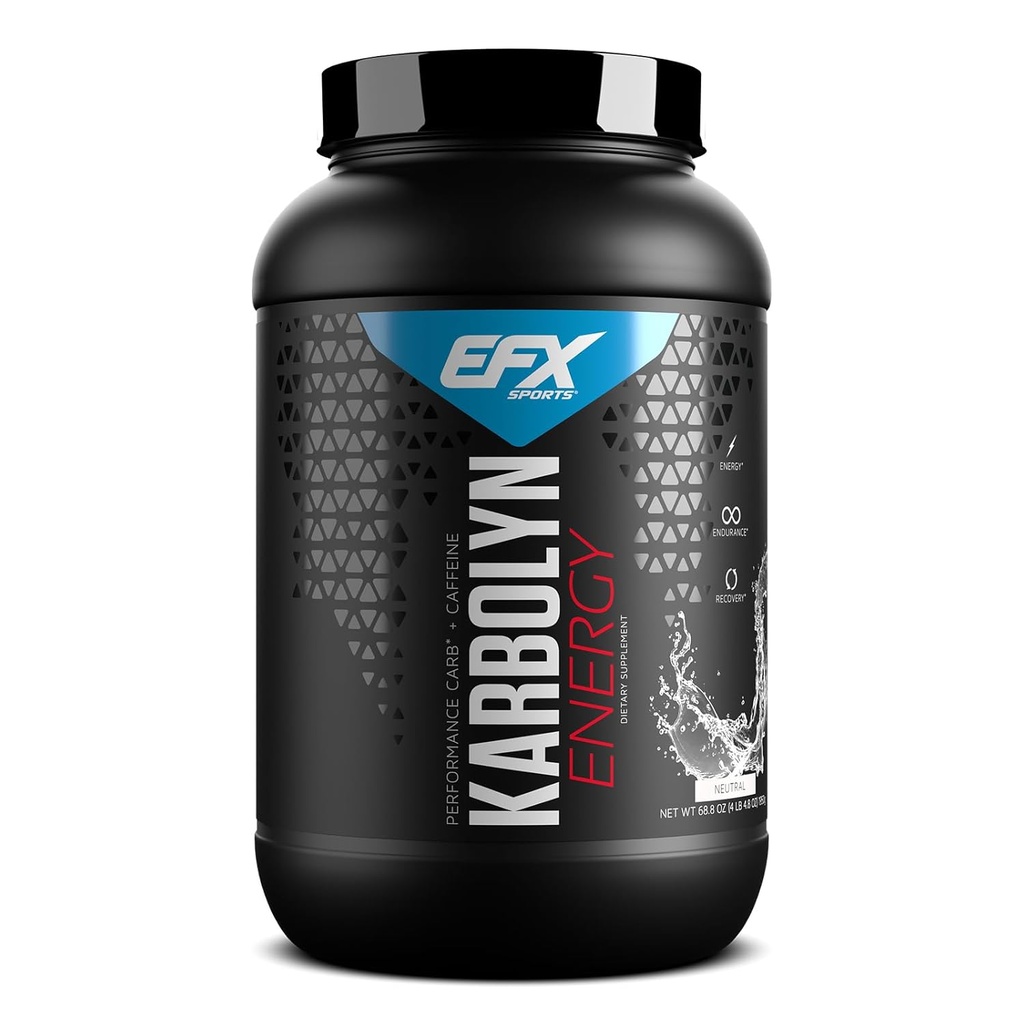 EFX体育卡宝林能源 性能卡宝林粉 + 咖啡因 + 碳载量和能量 → 250mg 咖啡因 → 糖自由 → → 38 服务(Neutral)