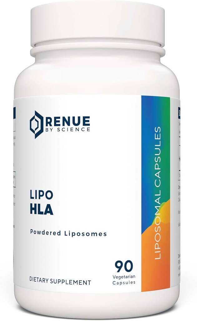 由科学生成的Hyaluronic酸 → HLA Liposomal Hyaluronic酸 补充 → 90 酸Hialuronico Capsules - 150mg Hylunaric酸 → 非GMO → 在美国第三方试验制造
