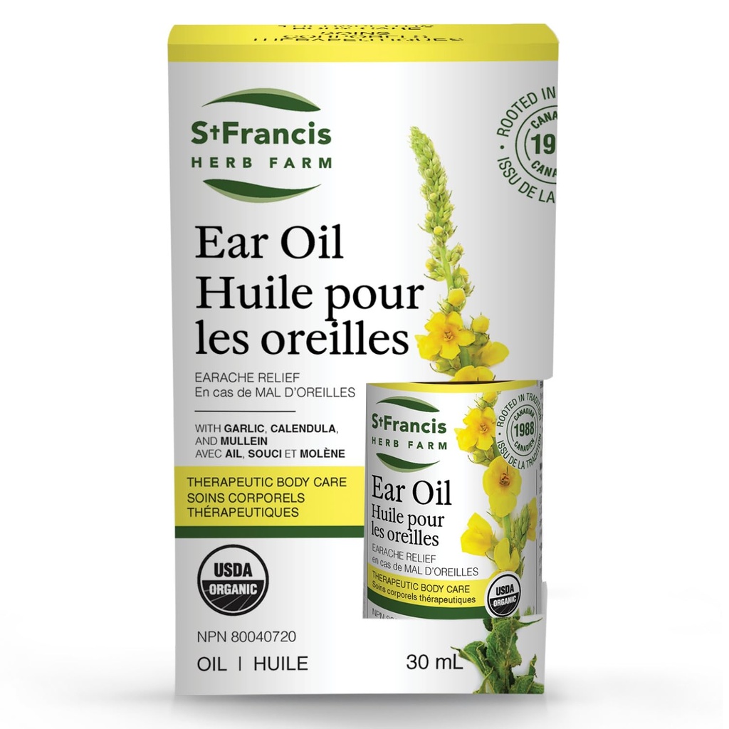 ST FRANCIS HERB FARM 有机耳油,30毫升