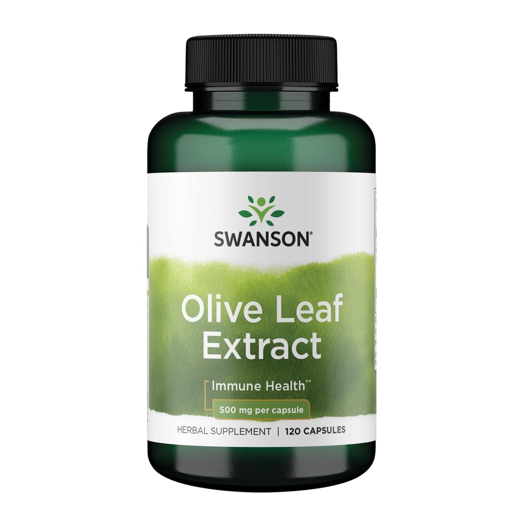 Swanson 橄榄叶提取片,含20% Oleuropein -- -- 提供免疫支持,促进心血管系统健康,支持健康血压 -- -- (每部120个卡普尔,500毫克)