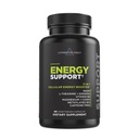 Livingood Daily Energy Support, 11-in-1 配有镁,维生素B6,B12,氨基酸,L Carnitine, CoQ10, Ginseng & L Theanine, 支持男女自然能源, Vegan, 60 Capsules