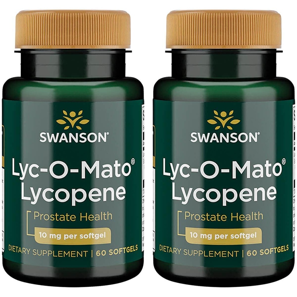 Swanson Lyc-O-Mato Lycopene 10 毫克 60 Sgels(2包)