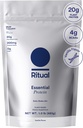 配有BCAA的Ritual 50+Vegan蛋白质粉:来自美国再生农场的20g有机豆蛋白,基于植物,手染香草,第3党试制,无胶,无乳,非GMO,1Lbs