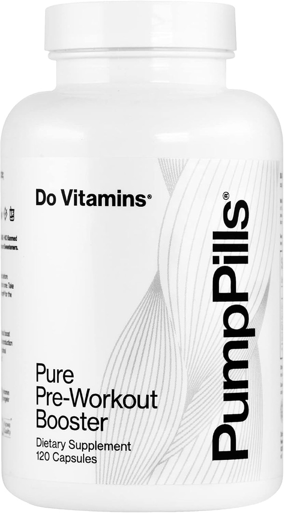 PumpPills Nitric Oxide 男女配药 - L Citrulline L Arginine 配药 - 兴奋剂免费预服药 - Nitric Oxide Boster - Vegan, Paleo, Keto (120 Capsules)