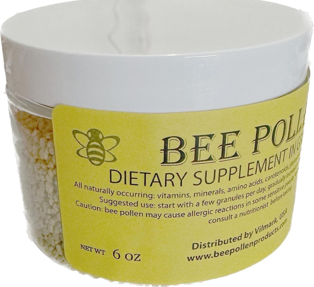 6 oz BEE Pollen 100% 纯天然非加工蜜蜂 Pollen Granules 6 oz in bar