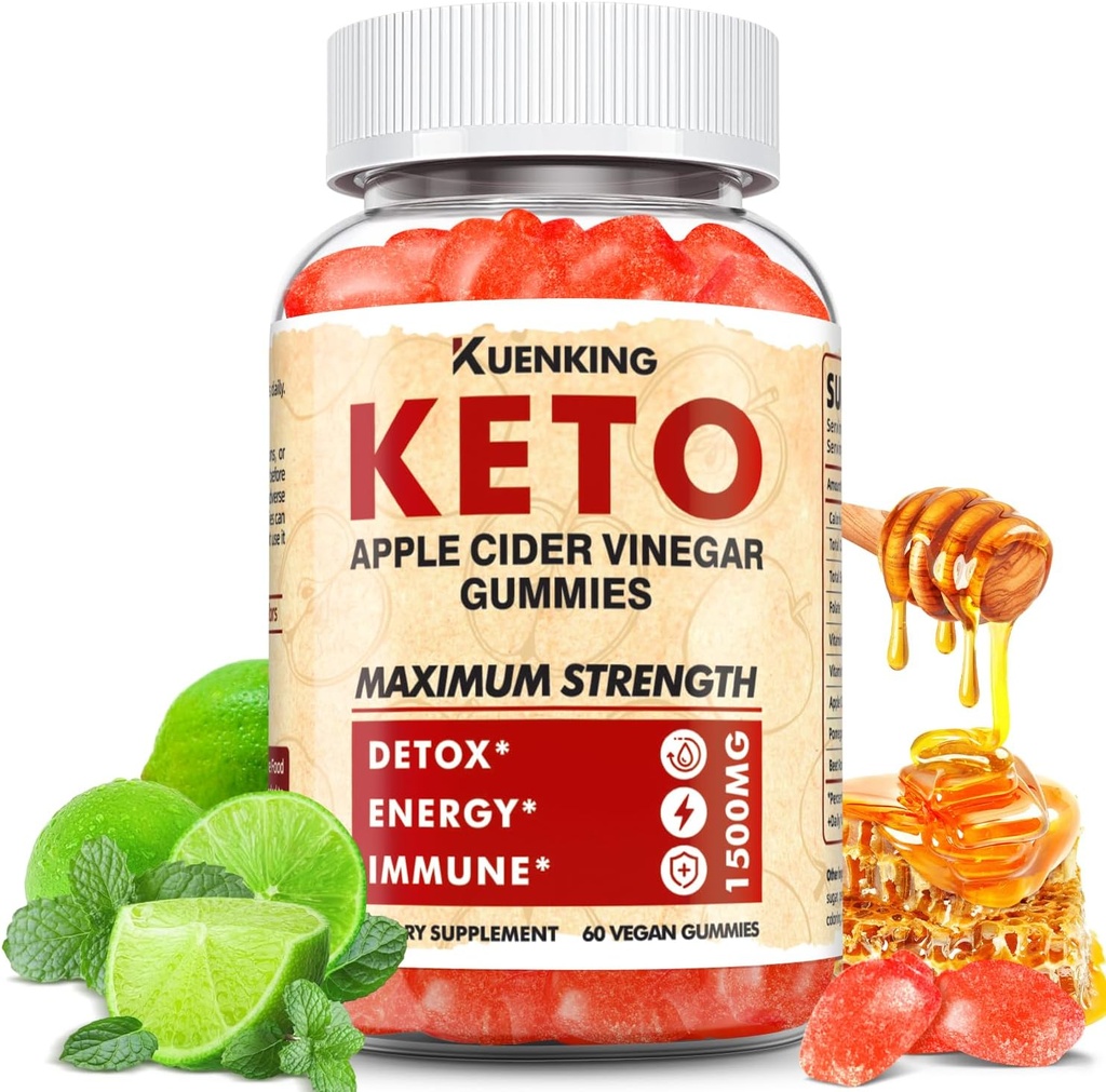 Keto ACV Gummys Advanced Formula, Apple Cider Vinegar Gummys 配以石榴甜菜汁粉B12, 1500MG Vegan Non GMO 56 Gummys 配以 石榴甜菜汁粉B12 配以 Gummys 配以 石榴甜菜