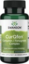 Swanson 控制释放 Curqfen Curcumin/Fenugreek 综合体 60 Veg Capsules