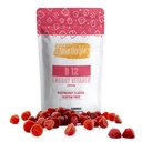 B12 Gummy Vitamins - 1500 mcg Vitamin B12 Gummys for 成人与儿童 - 帮助能源,代谢,骨神经系统支持 - Raspberry Flavor - 60 Counter - 60日供应