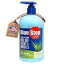 Blue Stop Max Masage Gel for Body Aches, 16 oz 泵瓶; 3 in 1 product Relieves Body Aches, 支持联合体和努里谢斯皮肤