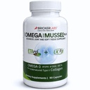 Bricker Labs Omega Cyclo - Mussel Plus UC-II, Premium NZ Green Lipped Mussel Plus UC-II UC - II 不明类型 Collagen,联合健康与舒适的终极联合补编,90 Capsules