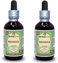 Rhodiola(Rhodiola Rosea) 甘油,有机干根无酒精液体提取物(Brand name:Herbalterra, 在美国骄傲制造) 2x2 f.oz(2x60 ml)