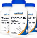 维生素B2(Riboflavin)400毫克,120卡普勒(3瓶)