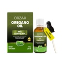 含橄榄油的ORZAX OREGNO油滴-88%Carvacrol和0.3%Thymol-非GMO和无糖和无糖和Vegan-草药补充剂-30毫升-200天供应