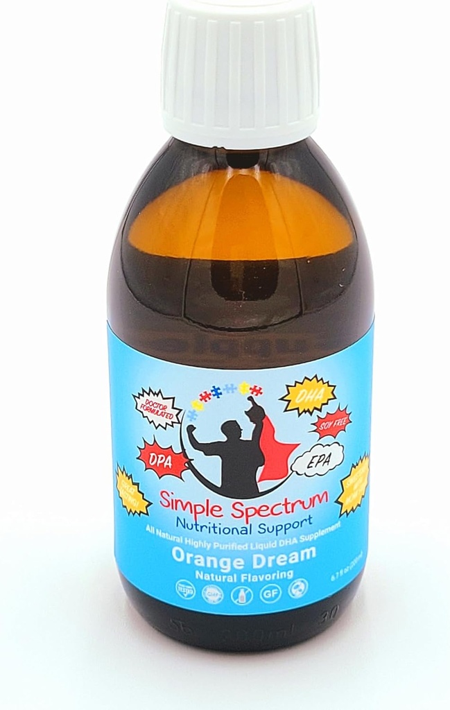 简易光谱,所有天然鱼油,Omega 3 DHA补编