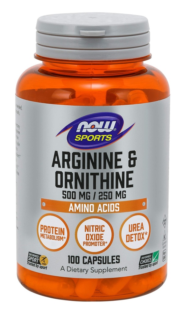 现在的食物 Arginine Ornithine 100 Caps
