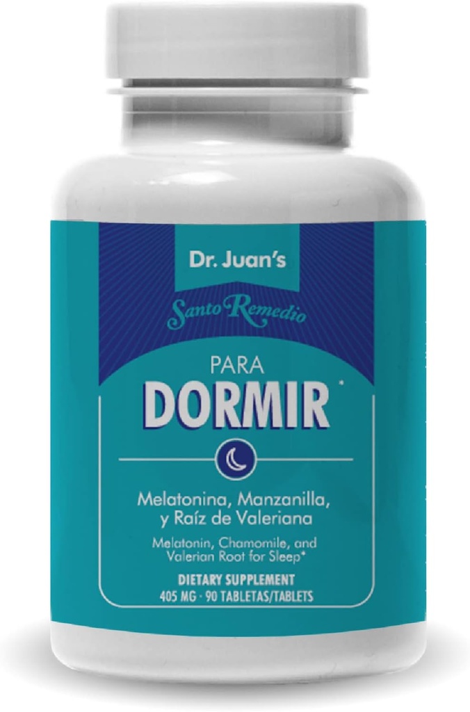 Santo Remedio睡眠公式、健康睡眠支持、Melatonin、Chamomile和Valerian Root,90卡普尔、380毫克/次服务、无人工颜色、无人工火焰、非GMO、无Gluten