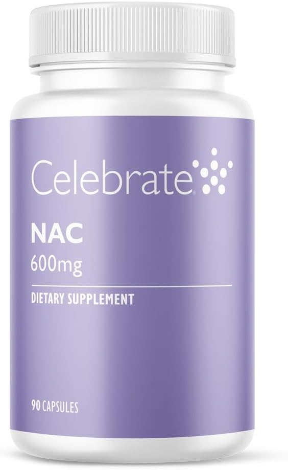 庆祝维生素 NAC(N-乙酰Cysteine)补编,每卡普尔600mg,格卢滕免费,非GMO,90卡普尔